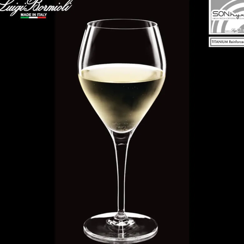 45 cl - Bormioli Luigi Regency Calice Vino Bianco Riesling in Vetro - Set 4 Pezzi