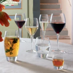 55 cl - Bormioli Luigi Regency Calice Vino Rosso Bordeaux in Vetro - Set 4 Pezzi
