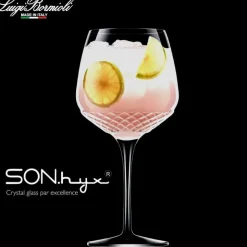 80.5 cl - Bormioli Luigi Roma 1960 Calice Gin Tonic in Vetro - Set 6 Pezzi