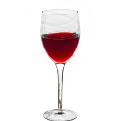 38 cl - Bormioli Luigi Romantica Calice Vino Rosso in Vetro - Set 4 Pezzi