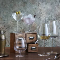 27 cl - Bormioli Luigi Speakeasies Calice Cocktail in Vetro - Set 6 Pezzi