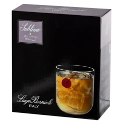 35 cl - Bormioli Luigi Sublime Bicchiere Whisky in Vetro - Set 4 Pezzi