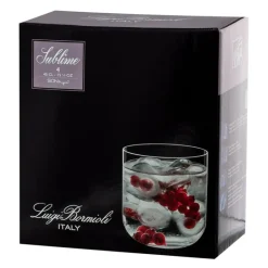 45 cl - Bormioli Luigi Sublime Bicchiere Acqua In Vetro - Set 4 Pz