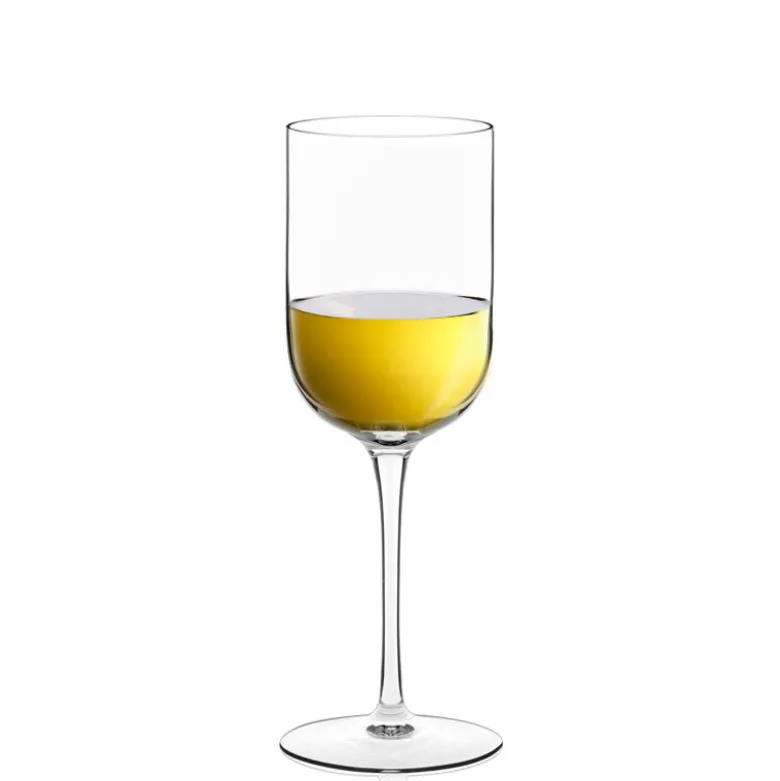 28 cl - Bormioli Luigi Sublime Calice Vino Bianco in Vetro - Set 4 Pezzi