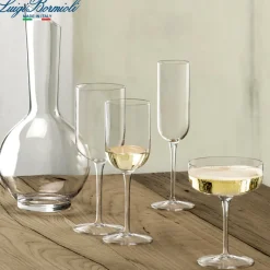 28 cl - Bormioli Luigi Sublime Calice Vino Bianco in Vetro - Set 4 Pezzi