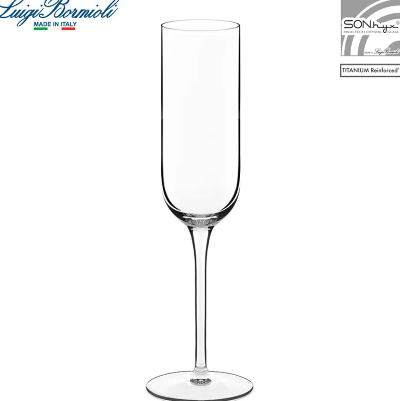 21 cl - Bormioli Luigi Sublime Calice Flute in Vetro - Set 4 Pezzi