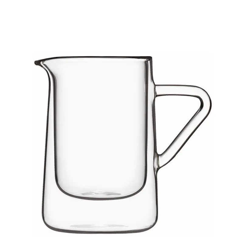 14.5 cl - Bormioli Luigi Thermic Glass Lattiera in Vetro Borosilicato - Set 2 Pezzi