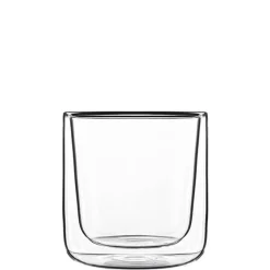 11 cl - Bormioli Luigi Thermic Glass Cylingrical Bicchierino Caffé in Vetro Borosilicato - Set 2 Pezzi