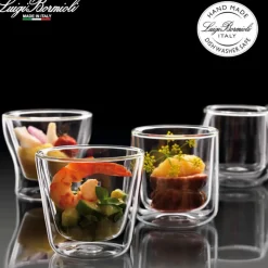 24 cl - Bormioli Luigi Thermic Glass Michelangelo Bicchiere Cappuccino in Vetro Borosilicato - Set 2 Pezzi