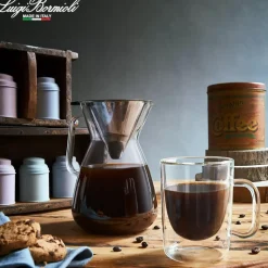 30 cl - Bormioli Luigi Thermic Glass Aroma Tazzina Caffé in Vetro Borosilicato - Set 2 Pezzi