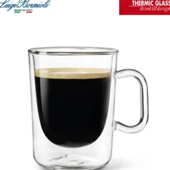 30 cl - Bormioli Luigi Thermic Glass Aroma Tazzina Caffé in Vetro Borosilicato - Set 2 Pezzi