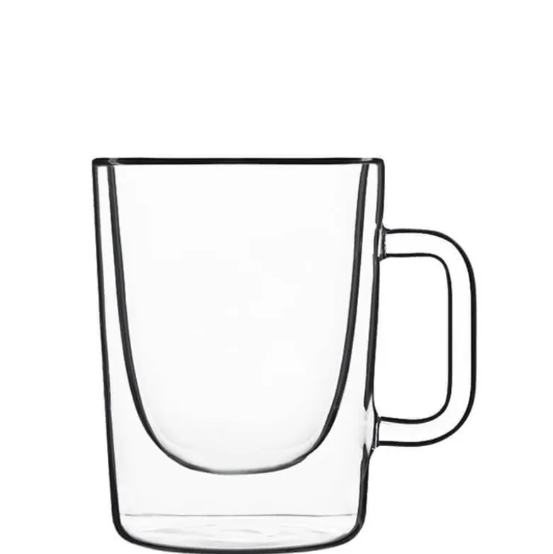 30 cl - Bormioli Luigi Thermic Glass Aroma Tazzina Caffé in Vetro Borosilicato - Set 2 Pezzi