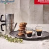 10.5 cl - Bormioli Luigi Thermic Glass Tazzina Caffé in Vetro Borosilicato - Set 2 Pezzi