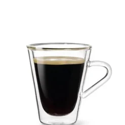 10.5 cl - Bormioli Luigi Thermic Glass Tazzina Caffé in Vetro Borosilicato - Set 2 Pezzi