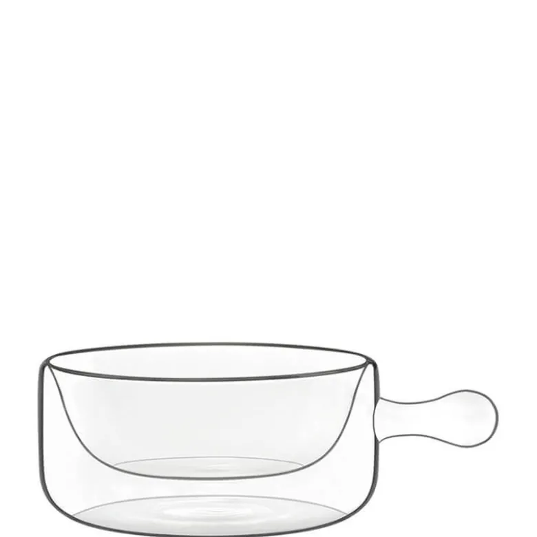 16 cl - Bormioli Luigi Thermic Glass Tegamino in Vetro Borosilicato - Set 2 Pezzi