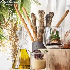 25 cl - Bormioli Luigi Thermic Glass Oliera Tonda in Vetro Borosilicato