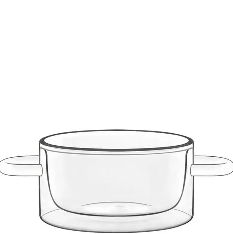 27 cl - Bormioli Luigi Thermic Glass Set Contenitore Ermetico Rotondo In Vetro Termico - Set 2 Pz
