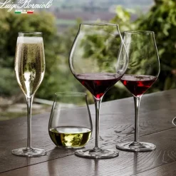 43 cl - Bormioli Luigi Vinea Bicchiere Vino Bianco Trebbiano in Vetro - Set 6 Pezzi
