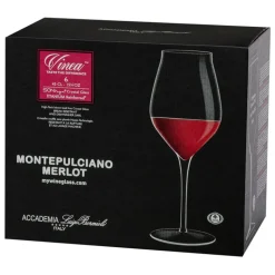 45 cl - Bormioli Luigi Vinea Calice Vino Rosso in Vetro - Set 6 Pezzi