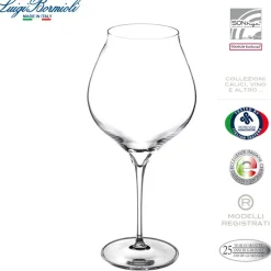 80 cl - Bormioli Luigi Vinea Calice Vino Rosso Nebbiolo-Barolo In Vetro - Set 6 Pz