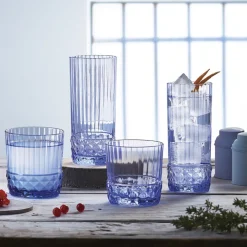 30 cl - Bormioli Rocco America 20s Bicchiere Acqua Vintage in Vetro - Set 6 Pezzi