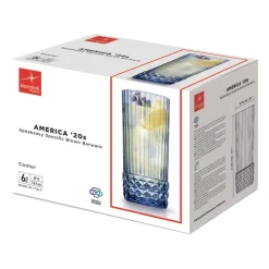 49 cl - Bormioli Rocco America 20s Bicchiere Bibita in Vetro - Set 6 Pezzi