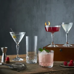 27.5 cl - Bormioli Rocco America 20s Calice Cocktail in Vetro - Set 6 Pezzi