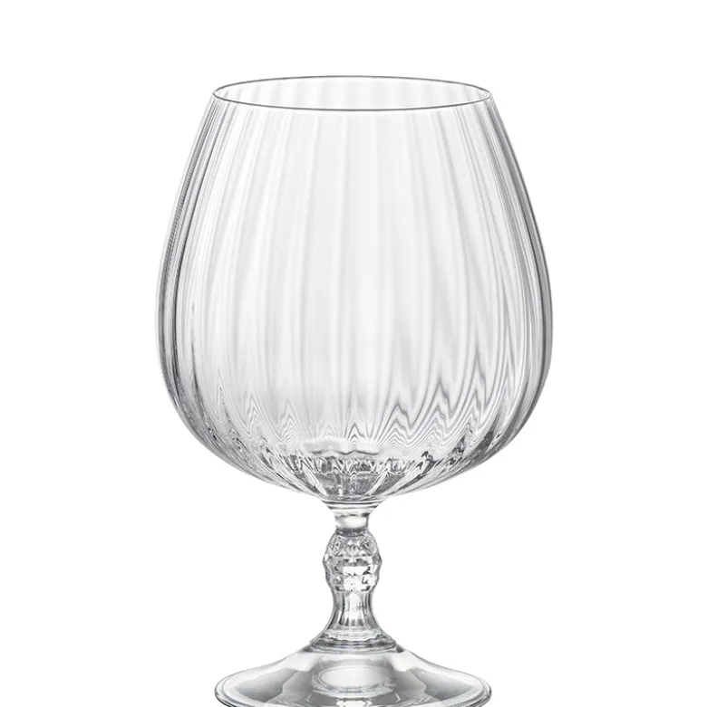 65 cl - Bormioli Rocco America 20s Calice Snifter in Vetro - Set 6 Pezzi