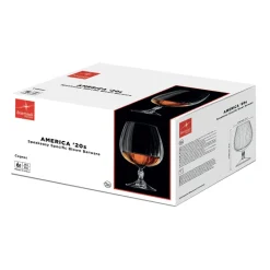 65 cl - Bormioli Rocco America 20s Calice Snifter in Vetro - Set 6 Pezzi