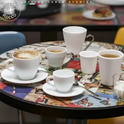 23.5 cl - Bormioli Rocco Aromateca Tazza Cappuccino in Vetro - Set 4 Pezzi