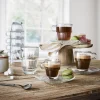 18.5 cl - Bormioli Rocco Barshine Double Espresso Tazza Cappuccino In Vetro Set 12 Pz