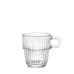 18.5 cl - Bormioli Rocco Barshine Double Espresso Tazza Cappuccino In Vetro Set 12 Pz