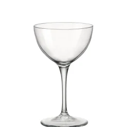 23.5 cl - Bormioli Rocco Bartender Novecento Bicchiere Martini in Vetro - Set 6 Pezzi