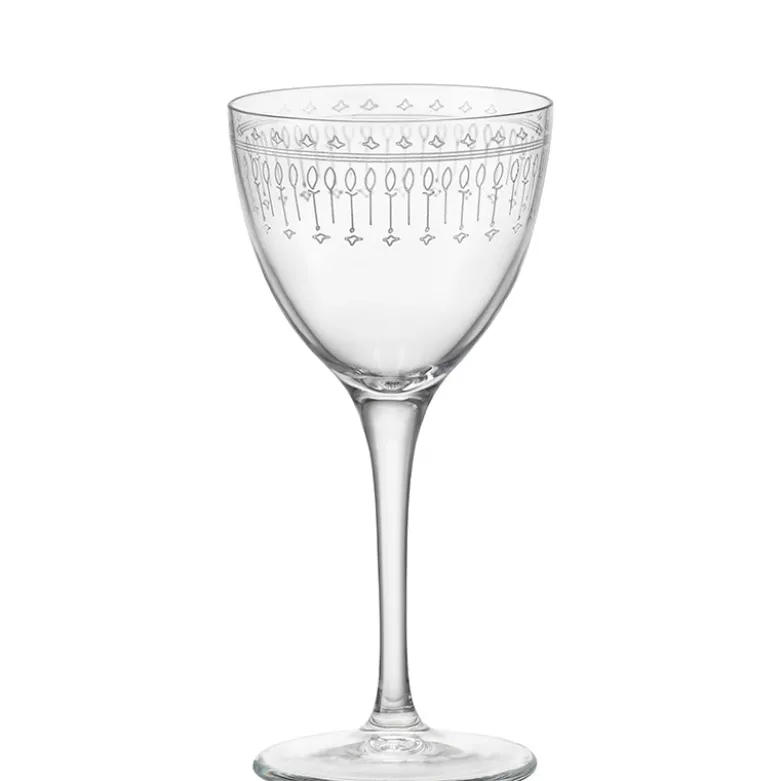 15.5 cl - Bormioli Rocco Bartender Novecento Calice Nick e Nora in Vetro - Set 6 Pezzi