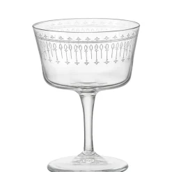 22 cl - Bormioli Rocco Bartender Novecento Calice Cocktail in Vetro - Set 6 Pezzi