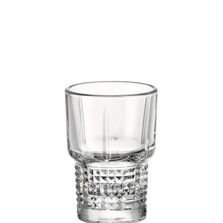 7.7 cl - Bormioli Rocco Bartender Novecento Bicchiere Shot in Vetro - Set 6 Pezzi