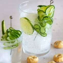 50 cl - Bormioli Rocco Bodeguita Del Medio Bicchiere Cocktail Gin Fizz In Vetro - Set 12 Pz