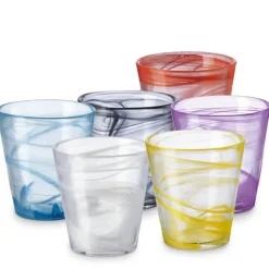 37 cl - Bormioli Rocco Capri Bicchiere Acqua in Vetro - Set 6 Pezzi