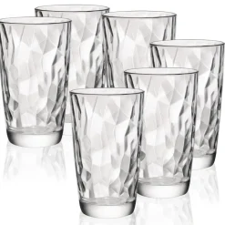 47 cl - Bormioli Rocco Diamond Bicchiere Bibita in Vetro - Set 6 Pezzi