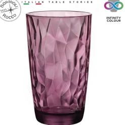 47 cl - Bormioli Rocco Diamond Bicchiere Bibita in Vetro - Set 6 Pezzi