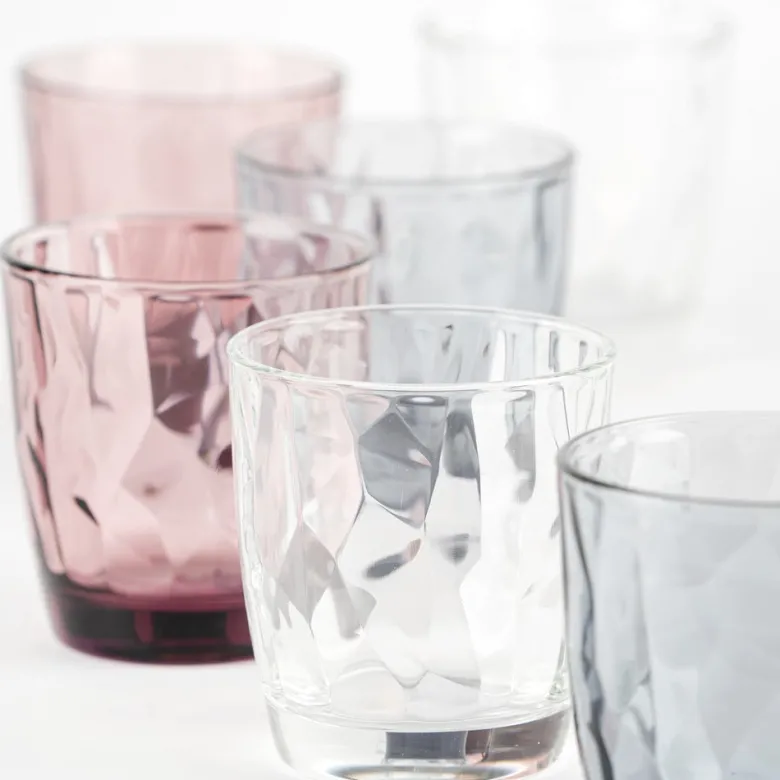30.5 cl - Bormioli Rocco Diamond Bicchiere Acqua in Vetro - Set 6 Pezzi