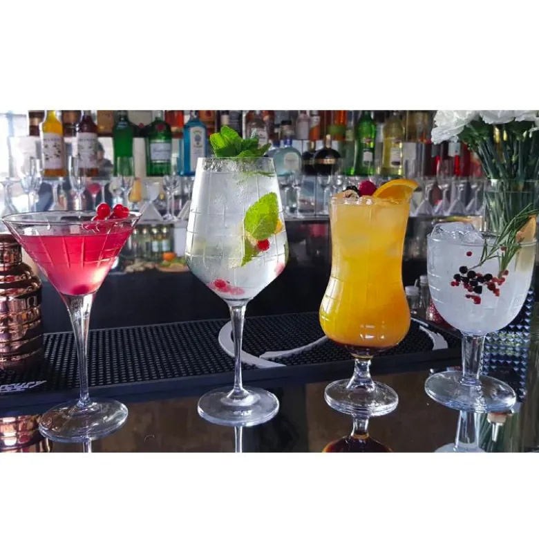 55 cl - Bormioli Rocco Este Calice Cocktail in Vetro - Set 6 Pezzi