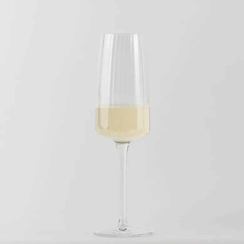 25.5 cl - Bormioli Rocco Exclusiva Calice Flute in Vetro - Set 6 Pezzi
