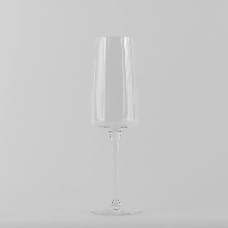 25.5 cl - Bormioli Rocco Exclusiva Calice Flute in Vetro - Set 6 Pezzi
