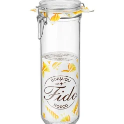 135 cl - Bormioli Rocco Fido Vasetto Ermetico Cilindrico In Vetro