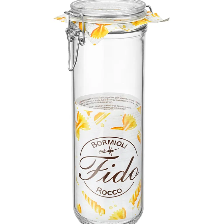 135 cl - Bormioli Rocco Fido Vasetto Ermetico Cilindrico In Vetro