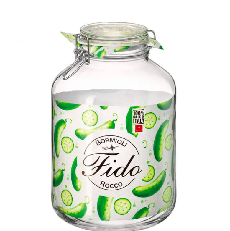 500 cl - Bormioli Rocco Fido Vasetto Ermetico Cilindrico In Vetro