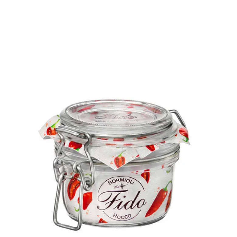 12.5 cl - Bormioli Rocco Fido Vasetto Ermetico Cilindrico In Vetro