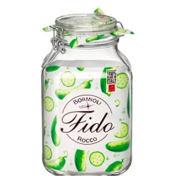 300 cl - Bormioli Rocco Fido Vasetto Ermetico In Vetro - Set 6 Pz