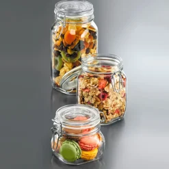 75 cl - Bormioli Rocco Fido Vasetto Ermetico In Vetro - Set 6 Pz